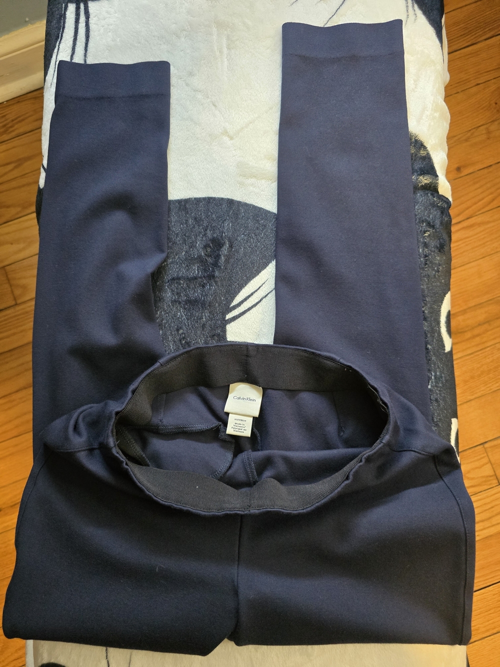Calvin Klein Navy High-Waist Leggings
